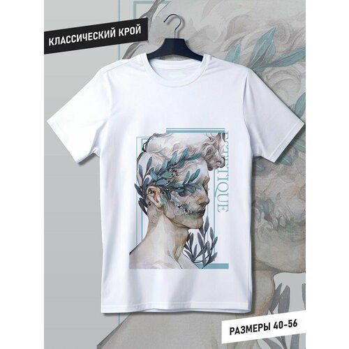 фото Футболка hypnotica, размер l, белый