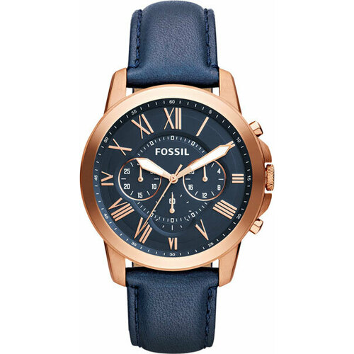 fossil grant fs4835 Наручные часы FOSSIL, синий