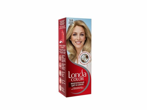 Londa color 10/8 платиново-серебристый блонд краска для волос