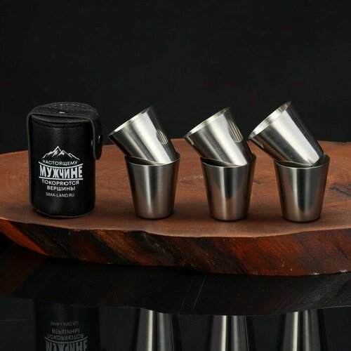 Набор стопок Настоящему мужчине 6 шт х 30 мл 523₽