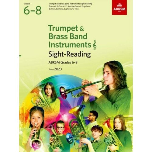 Abrsm "Sight-reading for trumpet and brass band instruments (treble clef), abrsm grades 6-8, from 2023"