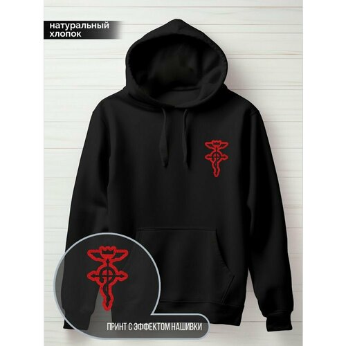 фото Худи hypnotica, размер 2xs, черный