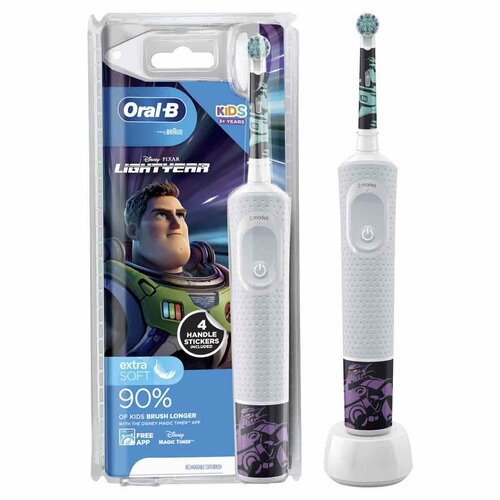 Зубная щетка электрическая Oral-B D100413 Kids Lightyear голубой 299000₽