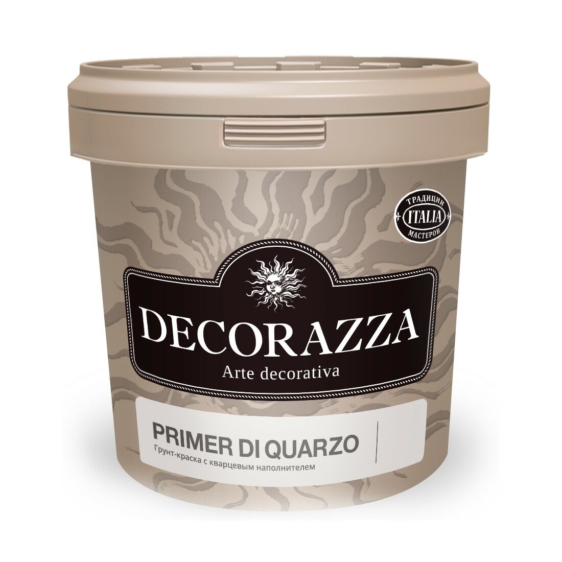 Грунт-краска с кварцевым наполнителем Decorazza Primer Di Quarzo (1,5кг) белая