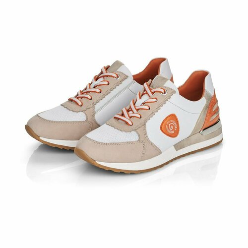 фото Кроссовки , размер 37, бежевый, белый remonte