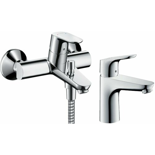 Комплект смесителей Hansgrohe Focus E2 31940000 + 31517000 смеситель для ванны hansgrohe focus e2 31940000