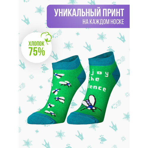 фото Носки big bang socks, размер 35-39, зеленый