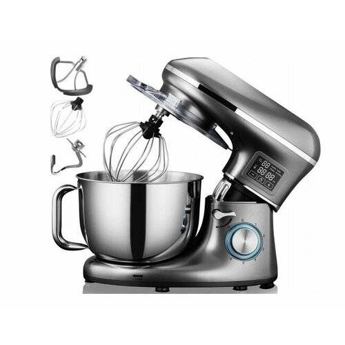 Планетарный кухонный комбайн с подогревом чаши KERCH MyChef HOT 2500 Вт серый 3204000₽