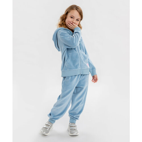 фото Брюки button blue, размер 122, голубой