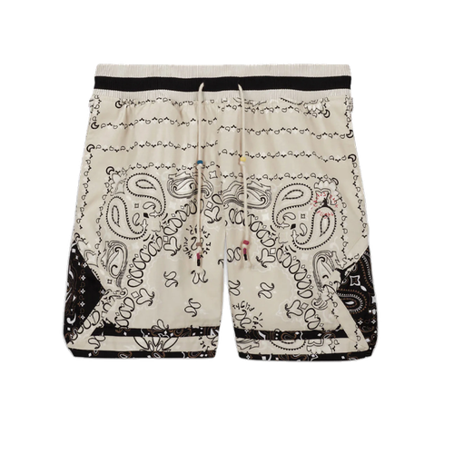 Шорты  Paisley Shorts, размер XXXL, бежевый, черный