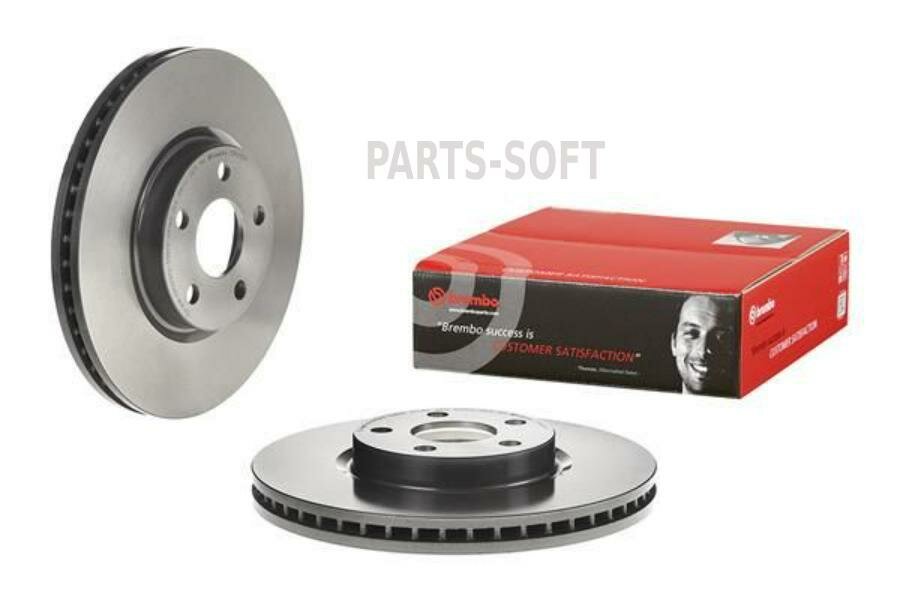 BREMBO 09. N255.41 Диск торм. окраш. Fr (D=300mm) FO S-Max 15-, Galax