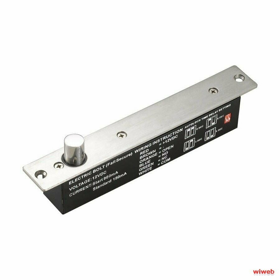 FE-L100S Врезной электромеханический роторный до 1000кг. Питание 12V 450mA. 209х31х42