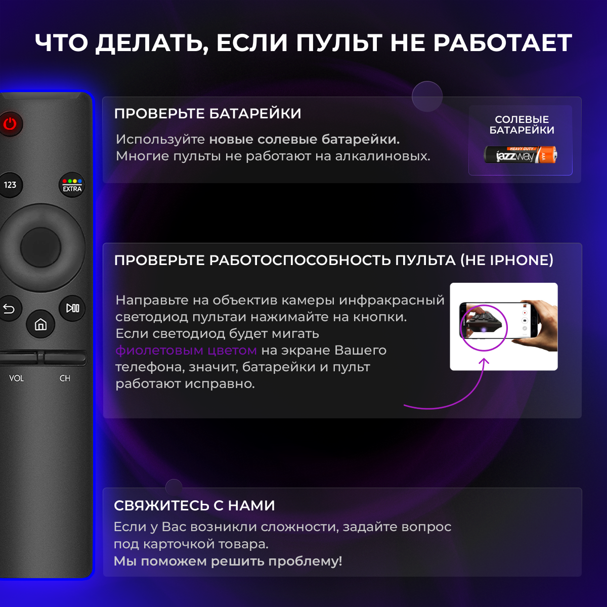 Пульт ду универсальный Samsung Smart Control / для всех телевизоров Самсунг Смарт ТВ