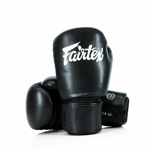 фото Боксерские перчатки fairtex bgv27 чёрные 10 унций