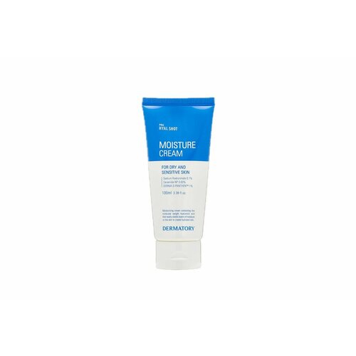 DERMATORY Крем для лица с гиалуроновой кислотой Pro Hyal Shot Moisture Cream тканевая маска для лица с гиалуроновой кислотой dermatory pro hyal shot moisture ampoule mask 1 шт