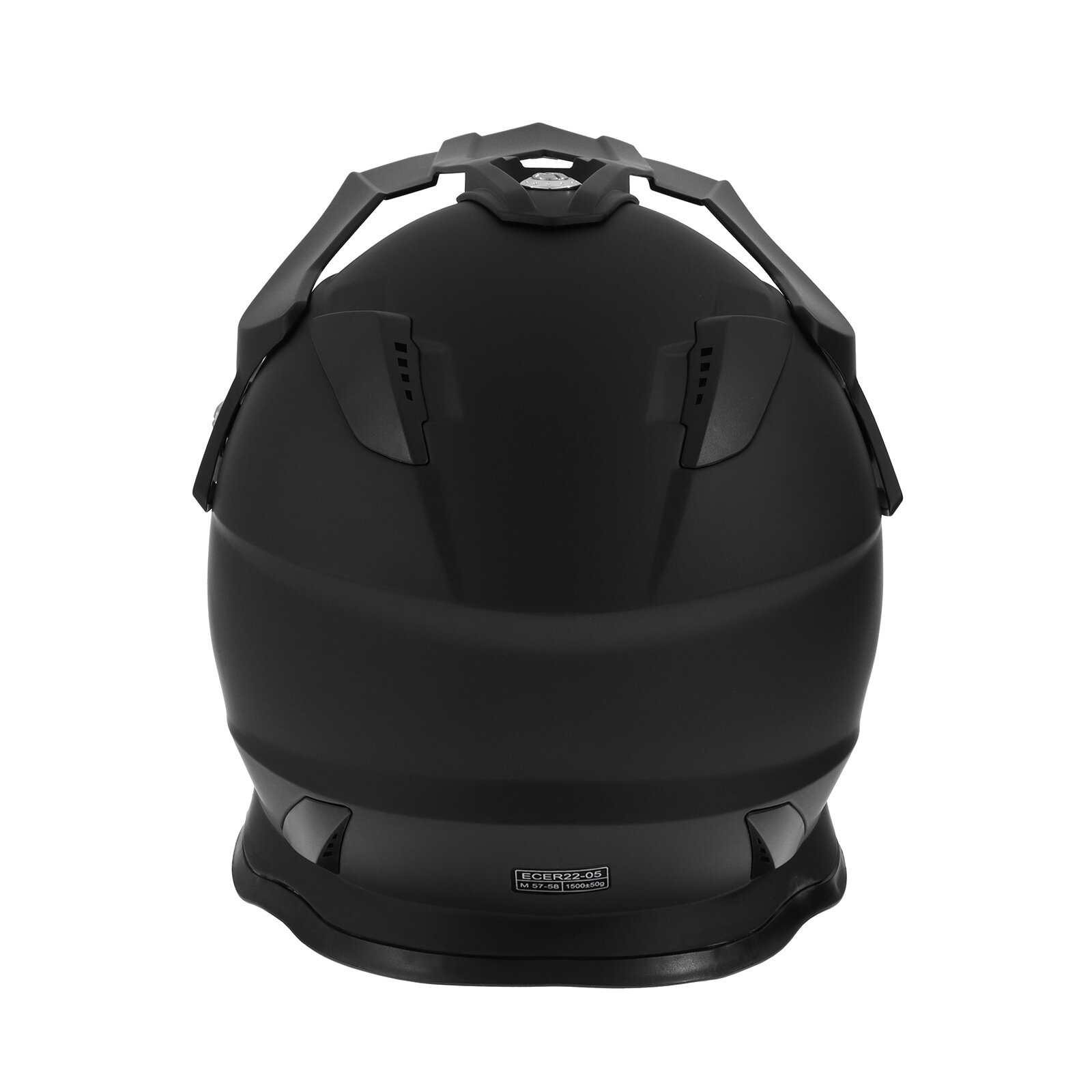 Шлем кроссовый, размер M, модель - BLD-819-7, черный матовый 9845792