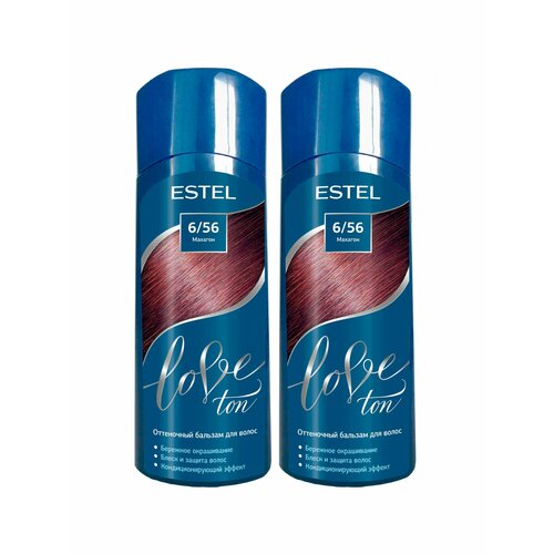 Estel Оттеночный бальзам для волос LOVE TON, 6/56 Махагон (набор, 2шт.)