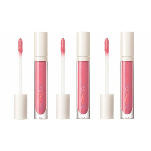 Блеск для губ Focallure Plump High Shine Lip Glow, тон 08, 2,5 г, 3 шт.