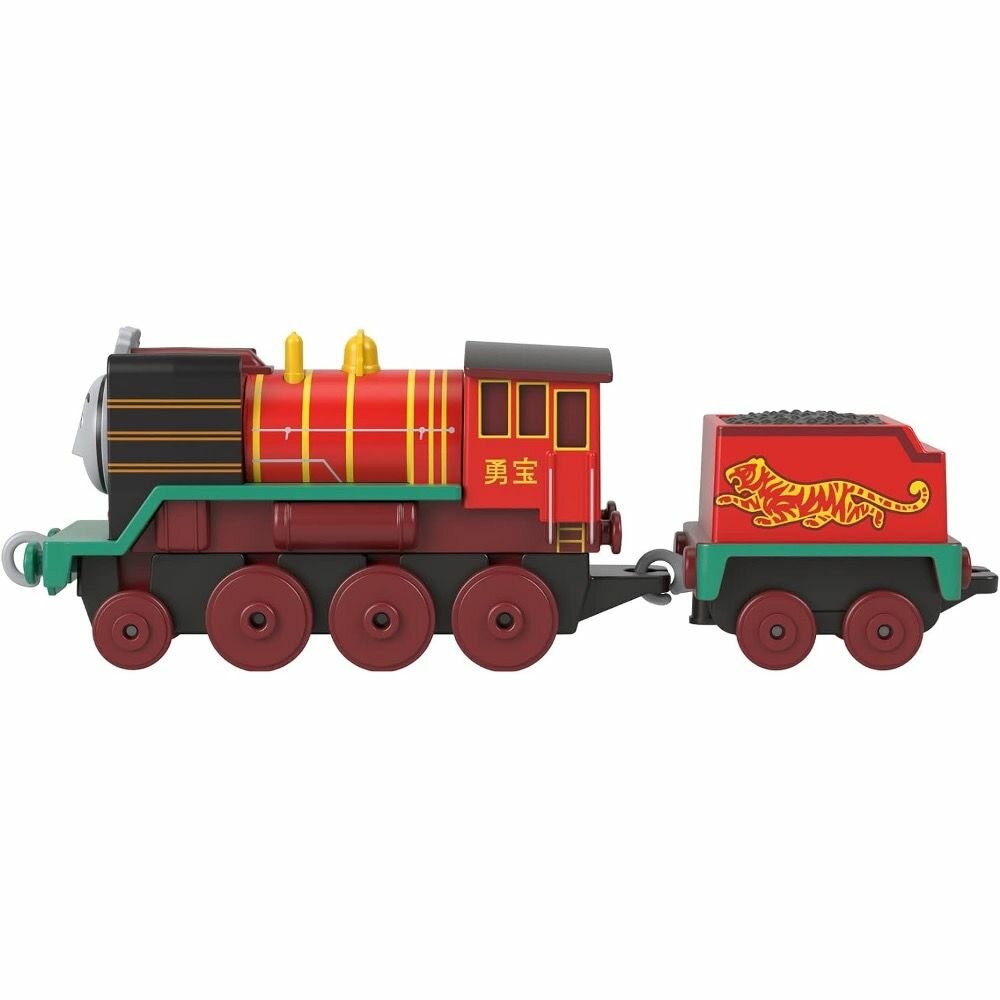 HHN39 Паровозик Thomas & Friends металлический с вагоном герои мультфильмов Томас и его друзья Yong Bao