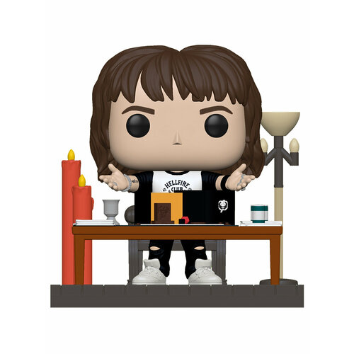 фигурка funko pop tv stranger things steve with sunglasses фанко поп очень странные дела стив харрингтон в темных очках Фигурка Funko POP! Deluxe Stranger Things S4 Campaign Eddie (Exc) (1477) 74491