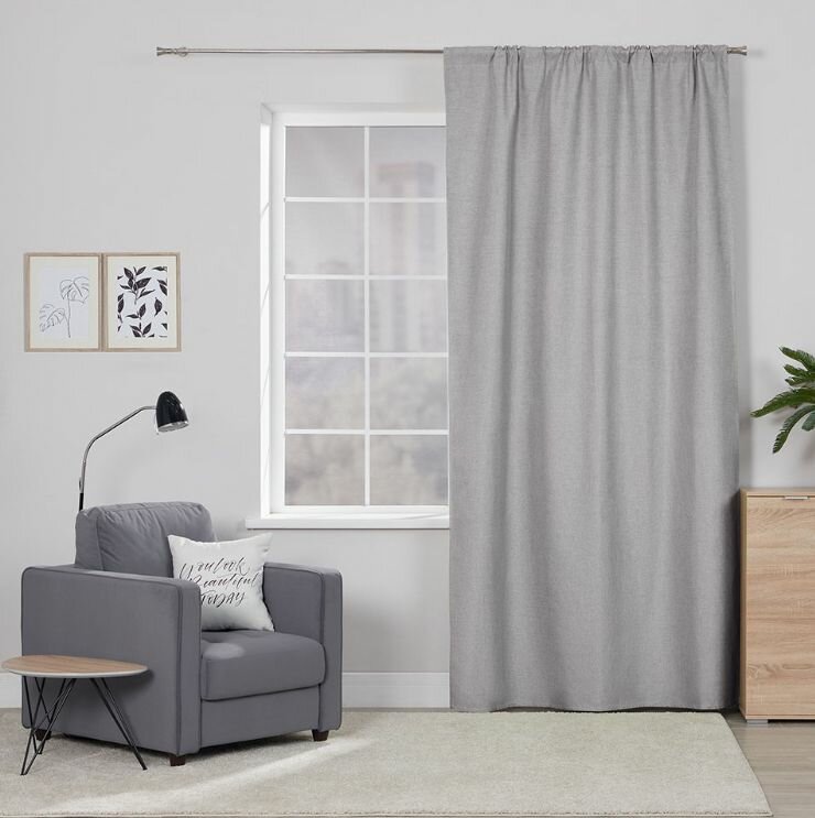 фото Штора на ленте ESTUDI BLANCO Rebecca 150х275 см