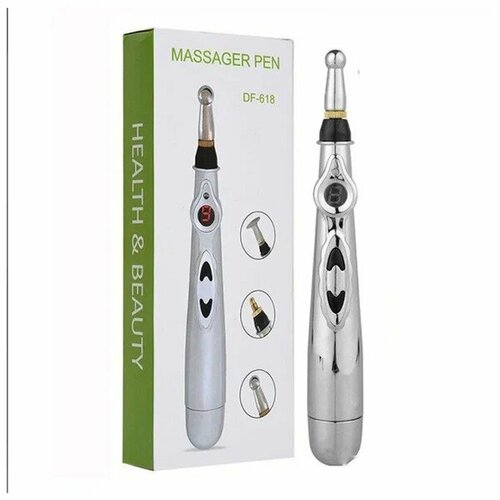 Массажная электронная ручка для точечного акупунктурного массажа тела Massager Pen DF-618 577₽