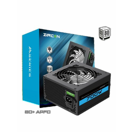 блок питания atx 600w zircon aa 600 80 apfc Блок питания ATX 700W ZIRCON AA-700 80+ APFC