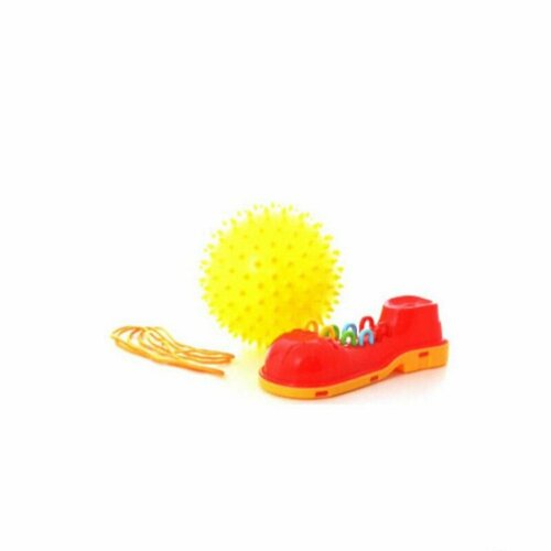 Развивающий набор №1 (мяч желтый+ботинок) развивающая игрушка knopa набор 1 мяч и ботинок 87023 87028 зеленый желтый