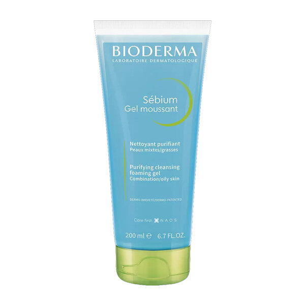 Себиум Очищающий гель в тубе 200 мл BIODERMA Sebium Purifying cleansing foaming gel 200 мл