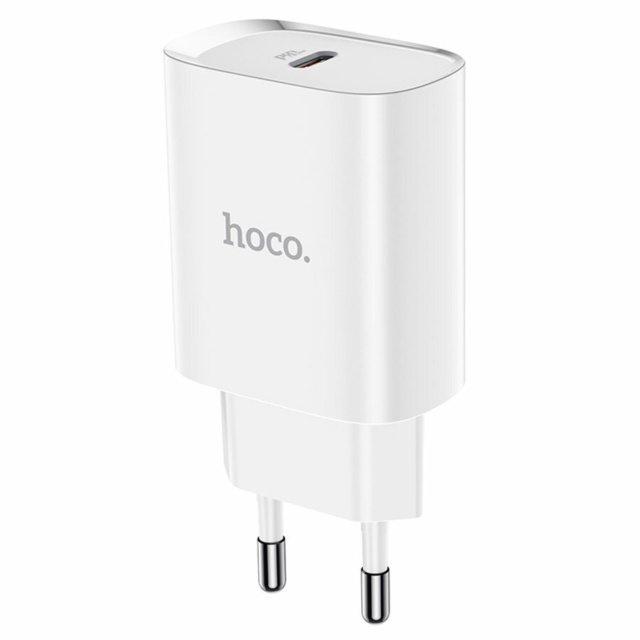 Сетевое зарядное устройство HOCO N14 Smart 1xUSB-C, 3.0A, 20W, белый