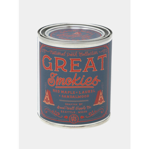 Аромасвеча GREAT SMOKIES good & well ( one size / разноцветный / natcan8ozgsmsoy )