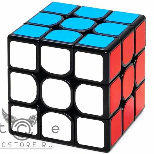 Головоломка / ShengShou 3x3 Pearl Черный / Развивающая игра