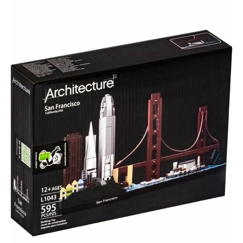 Конструктор Архитектура Город Сан-Франциско / Architecture San-Francisco / 595 деталей конструктор lego architecture 21043 сан франциско 565 дет