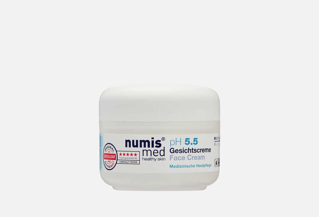 Крем для лица успокаивающий Numis med, SENSITIVE Ph5.5 50мл