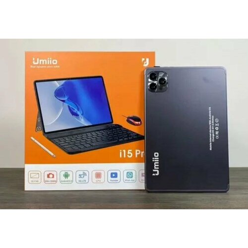 Планшет Umiio i15 pro с клавиатурой 6128 Gb серый 8490₽