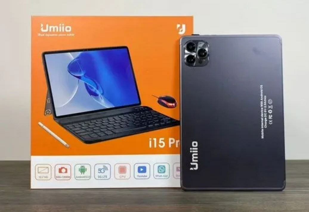 Планшет Umiio i15 pro с клавиатурой 6/128 Gb серый