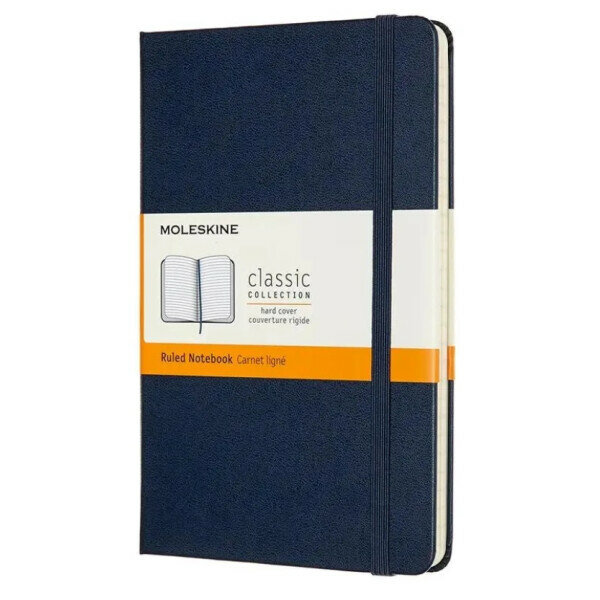 Блокнот Moleskine CLASSIC Medium 115x180мм 240стр. линейка твердая обложка черный 6 шт./кор. - фото №9