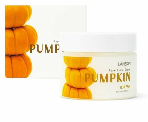LanSkin, Farm Fresh Cream Pumpkin, Тонизирующий крем для лица с экстрактом тыквы, 50 мл.