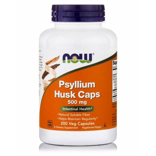 NOW Psyllium Husk 500 mg (200 вег кап)