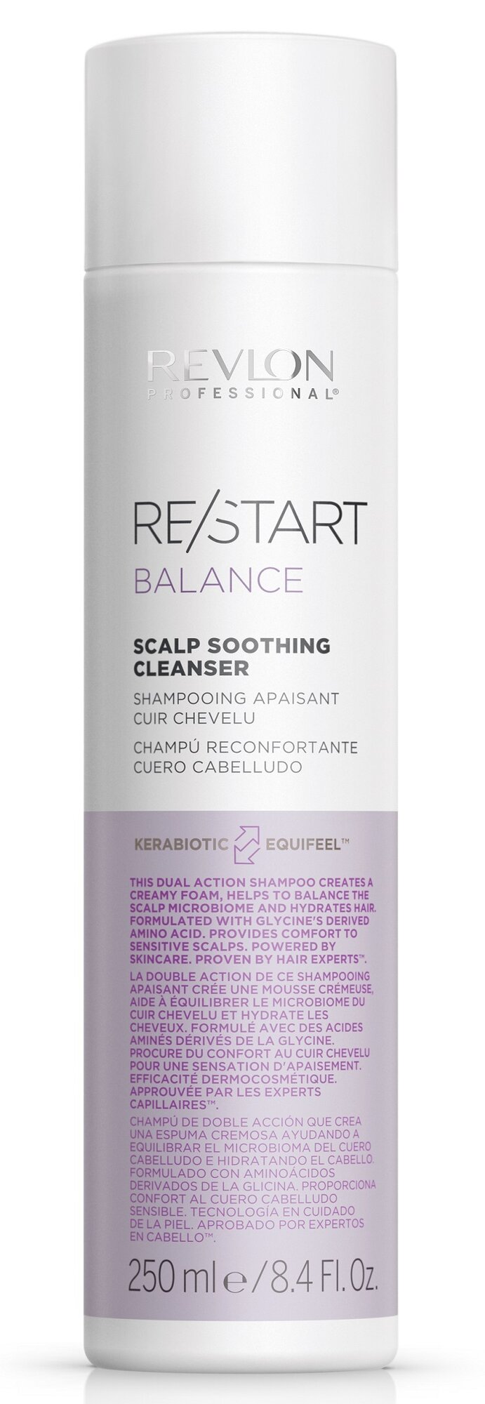 Revlon Professional Re Start Balance Scalp Soothing, Шампунь мягкий для чувствительной кожи, 250 мл