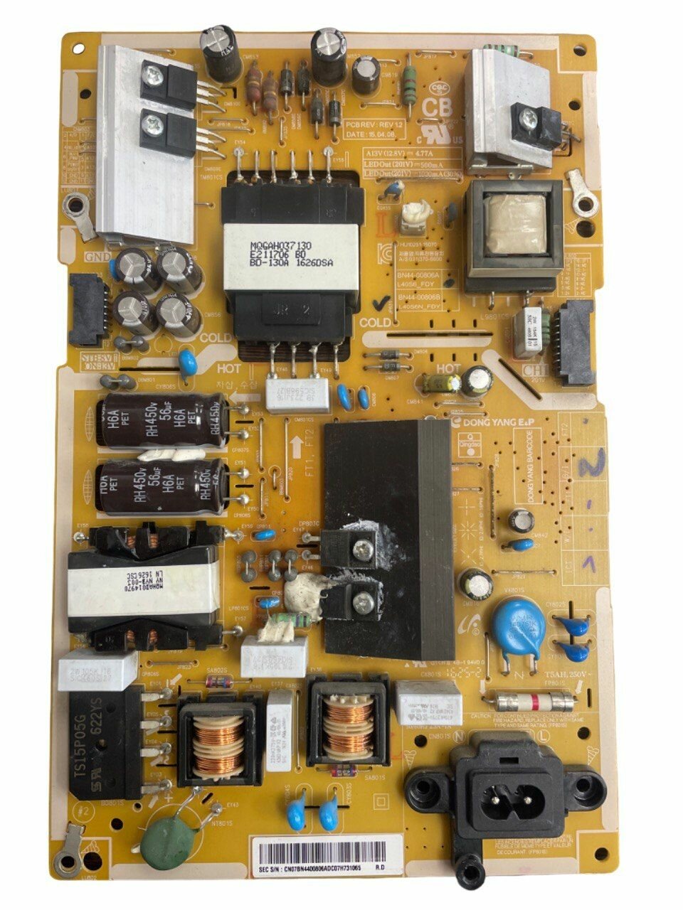 Плата питания Power board BN44-00806B Samsung ue43mu6100