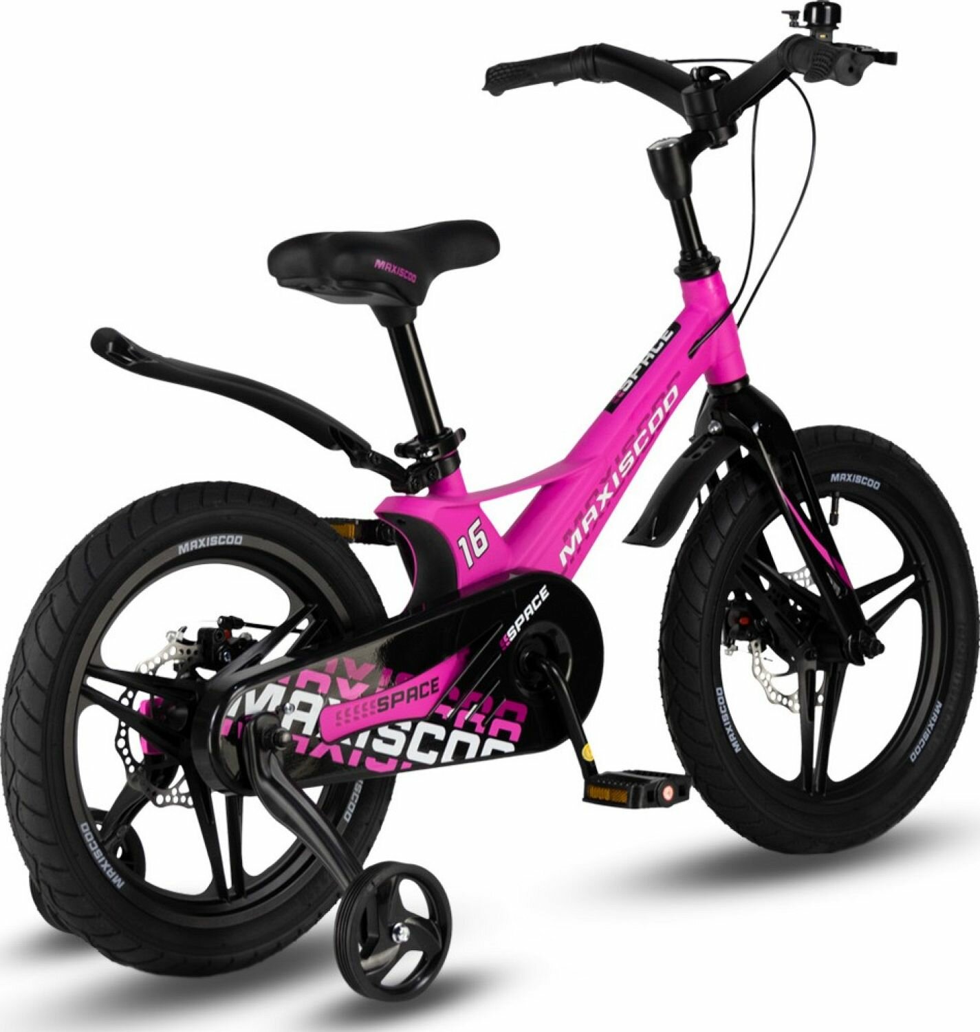 Велосипед Maxiscoo Space Делюкс 18" (2024) (Велосипед Maxiscoo SPACE Делюкс 18" (2024), Ультра-Розовый Матовый, MSC-S1832D)
