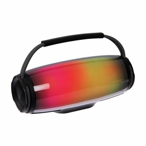 Портативная колонка Pulse6 12 Вт 1800 мАч BT53 подсветка micro SD чёрная 331700₽