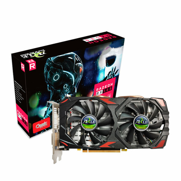 Видеокарта Radeon RX 580 8Gb GDDR5 (AXLE) игровая для ПК