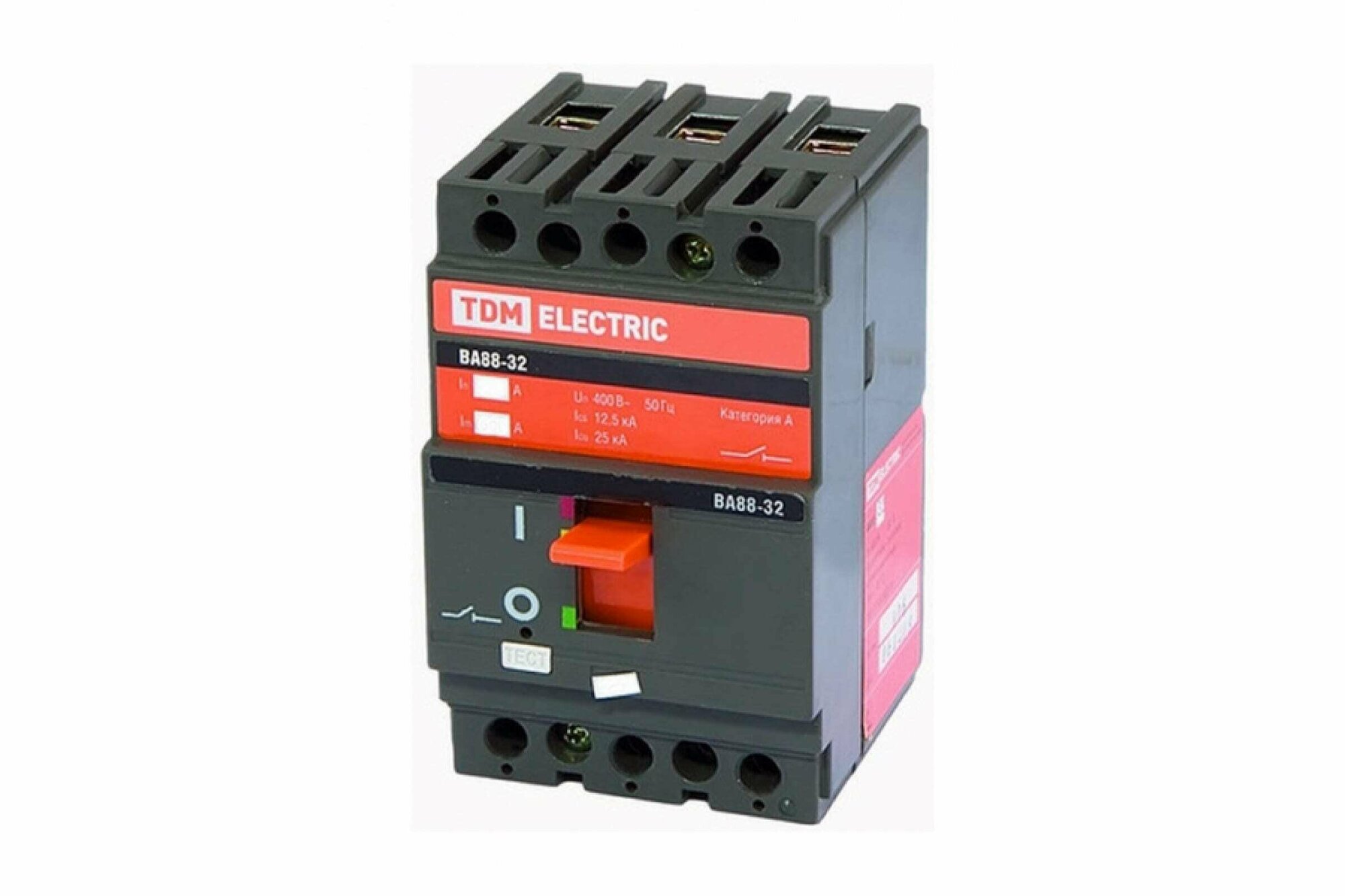 Автоматический выключатель силовой Tdm Electric ВА88-32 3Р 125А 25кА, SQ0707-0009
