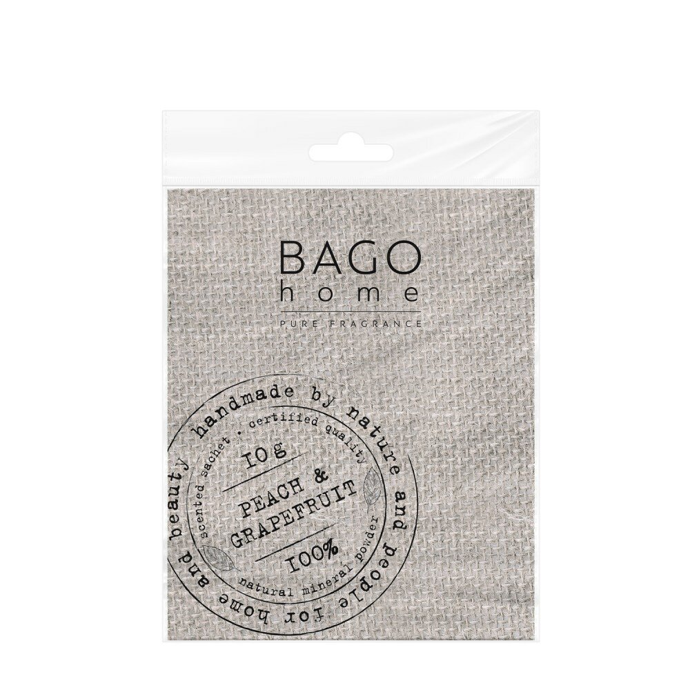 Персик и грейпфрут BAGO home ароматическое саше 10 г