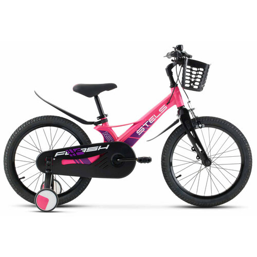 Детский велосипед Stels Flash KR 18 V010 (2024) 18 Красный (110-130 см) детский велосипед байкал 18 в1803 красный