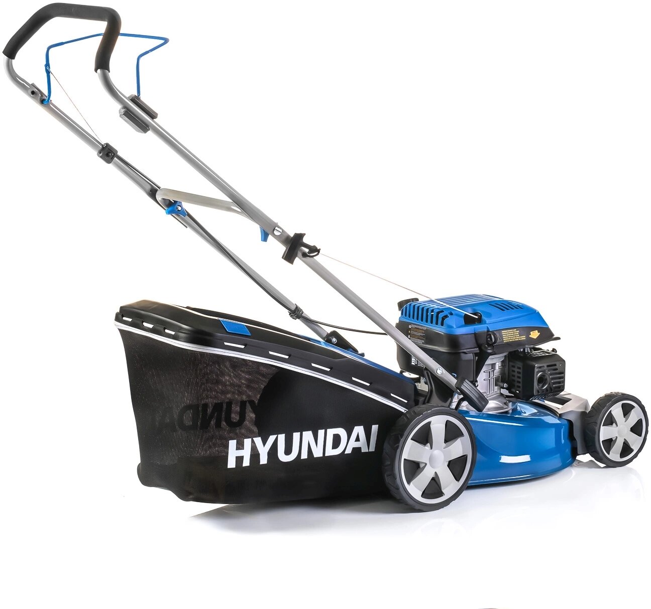 Изображение Газонокосилка роторная Hyundai L 4620 2800Вт, Регулировка высоты скашивания, Мульчирование, Складная ручка