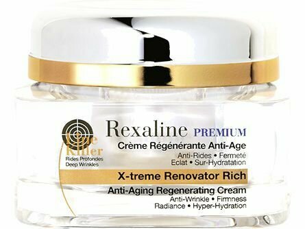 Антивозрастной регенерирующий крем для лица и шеи Rexaline Line Killer X-treme renovator rich