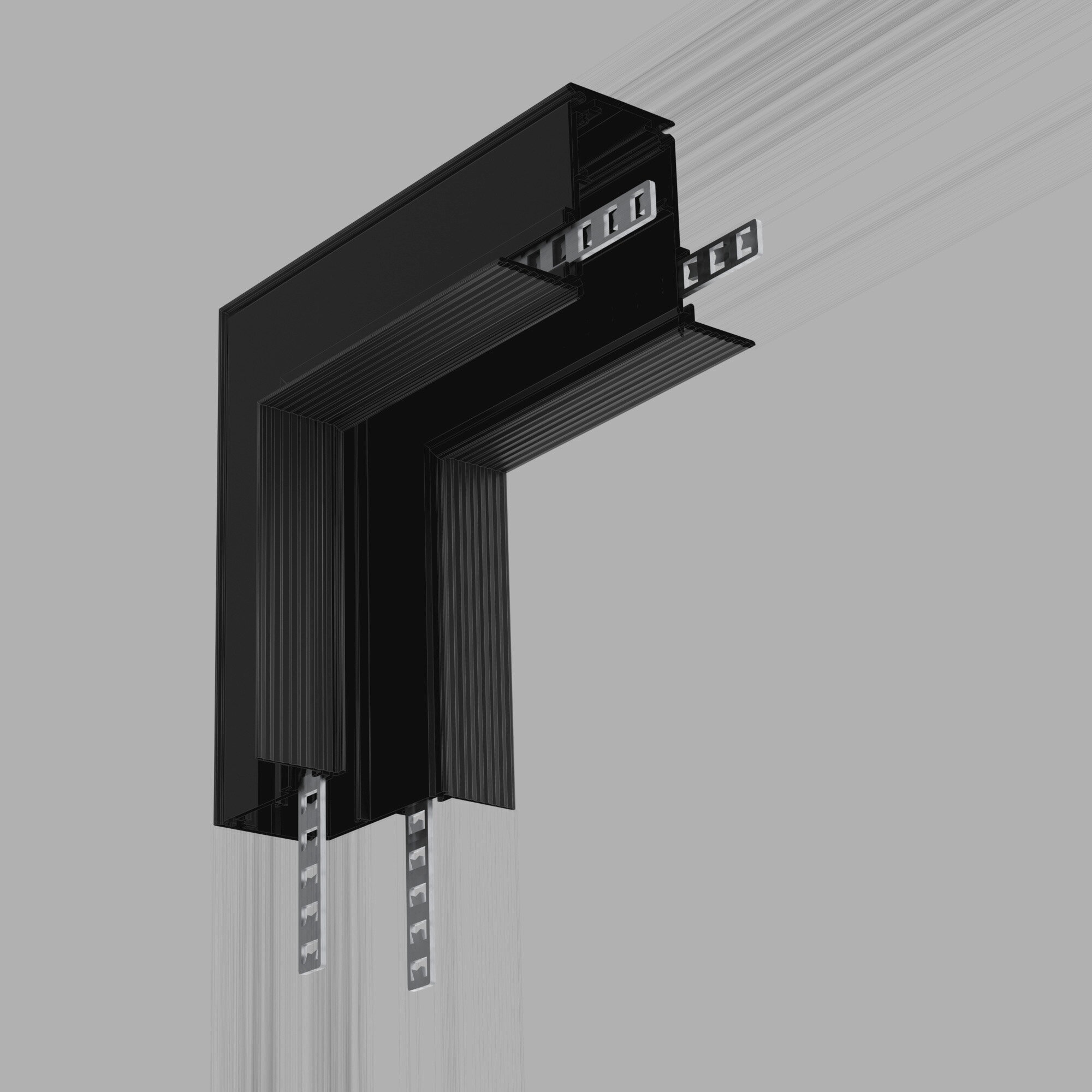 Коннектор угловой Elektrostandard SLIM MAGNETIC 85093/00 4690389178986 - фото №1